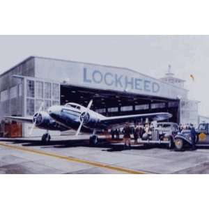  Aviation Art   Lockheed Electra Airplane Print
