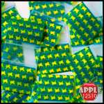   Ziplock Baggies 100 Mixed Size Color Print Tiny Little Mini Bags