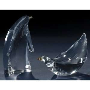  Pack of 4 Icy Crystal Decorative Penguin Figures 4.5 