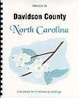 DAVIDSON COUNTY NORTH CAROLINA HISTORY FROM 5 SOURCES~LEXING​TON 