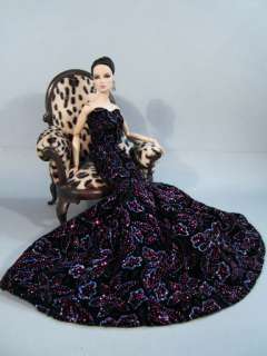 Candi Silkstone Barbie Fashion Royalty Basic Gown Dress  