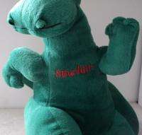 Sinclair Green Running Dinosaur Plush Stuffed Animal  