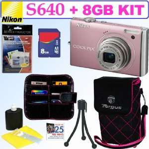  Nikon Coolpix S640 12.2MP Digital Camera (Precious Pink 