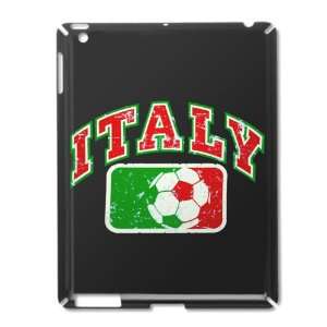  iPad 2 Case Black of Italy Italian Soccer Grunge   Italian 