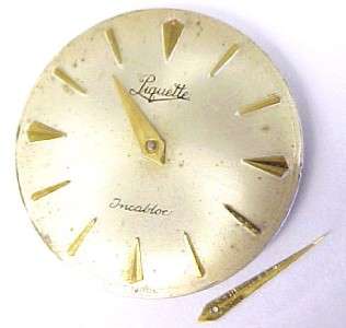 Piquette ~ Vintage Watch Movement & Dial; 17 Jewels  