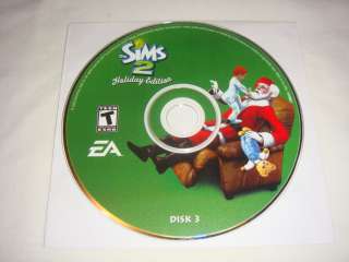 Disc 3 ONLY for The Sims 2 Holiday Edition   PC Computer CD ROM game 