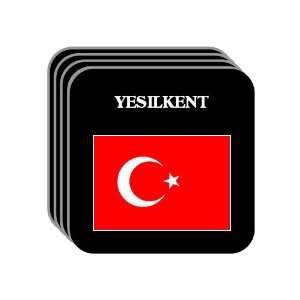  Turkey   YESILKENT Set of 4 Mini Mousepad Coasters 