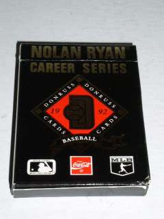 Donruss, Nolan Ryan Career Series, 1992, Baseball, NIB  
