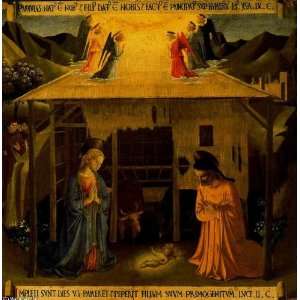  Hand Made Oil Reproduction   Fra Angelico   32 x 32 inches 