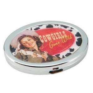  COWGIRL gone wild rodeo COMPACT purse make up MIRROR 