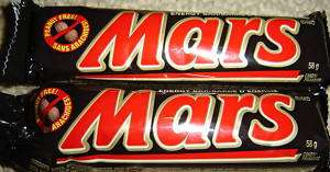 24 MARS EFFEM FULL SIZE PEANUT FREE CHOCOLATE BARS  