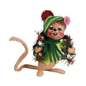  Annalee 6 Inch Evergreen Garland Mouse