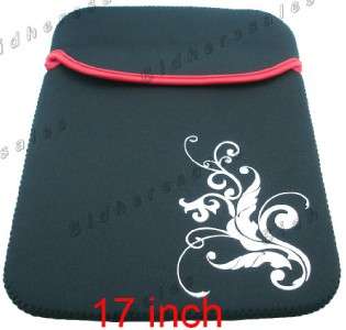 Black Soft Sleeve Case Bag Laptop Notebook 17 inch  