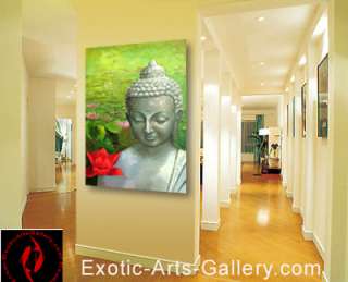 Feng Shui Painting , Buddha painting and Painted oil on canvas 