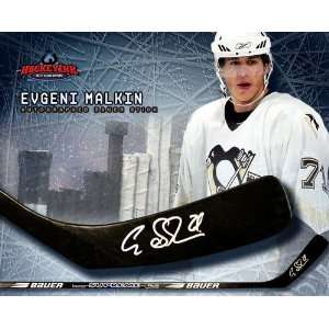  Evgeni Malkin Pittsburgh Penguins Autographed Bauer Model 