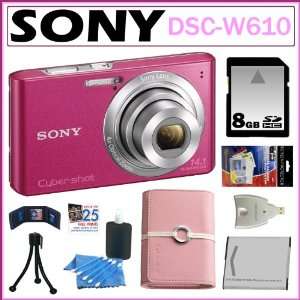Cyber shot DSC W610 14.1 MP Digital Camera with 4x Optical Zoom and 2 