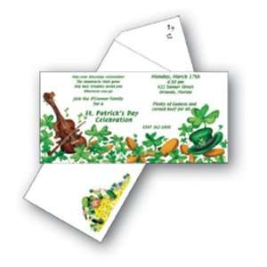   . Patricks Day Invitation with Coordinating Envelope   Package of 25