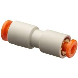   One Touch Tube Fitting, Reducing Coupler, 5/32 Tube OD x 1/8 Tube OD
