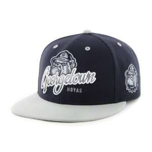 Georgetown Hoyas Embroidered Flat Billed Snapback Cap by Forty Seven 