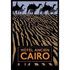  Hotel Ancien   Cairo 11.00 x 16.00 Poster Print