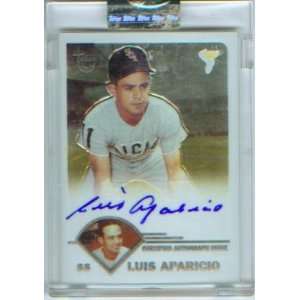  Luis Aparicio Autograph 2003 Topps Baseball Encapsulated 