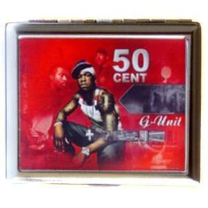  50 Cent G Unit Cigarette Case Stainless Steel Holder 