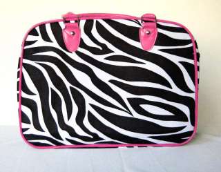 16 Pet Carrier/Luggage Dog/Cat Travel Bag Pink Zebra  