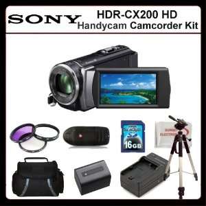  Sony HDR CX200 High Definition Handycam Camcorder Kit 