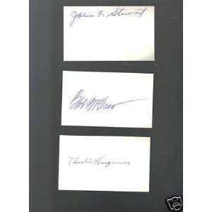  Bob McGraw Yankees Dodgers signed autographed 3X5 JSA 