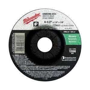 Milwaukee 49 94 5020 Grinding Wheel 5 in. x 1/4 in. x 7/8 in. (Type 27 