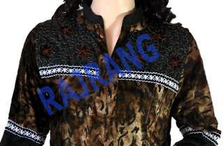 kurta top tunic with beautiful lace zari embroidery patch work