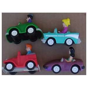  Archies Set Of (4) Cars From Burger King 