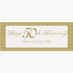   50th Anniversary Banner   Small   Party Decorations & Banners Health