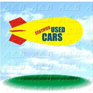 Cool Inflatables   CERTIFIED USED CARS   Advertising Helium Blimp 