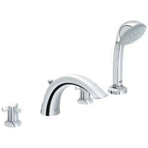 Grohe Arden 4 Hole Roman Tub Filler With Personal Hand Shower 25072000 