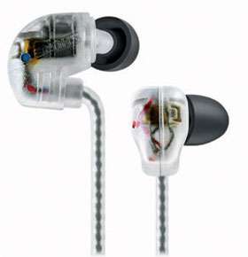 Shure SCL5 Sound Isolating Earphone with Dual High Definition Driver Earphones with Dedicated Tweeters/Woofers and In line Crossover, Clear