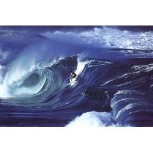  Big Wave Surfing   Waimea Shorebreak Finest LAMINATED 