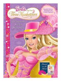   Barbie and the Three Musketeers Panorama Stickerbook 