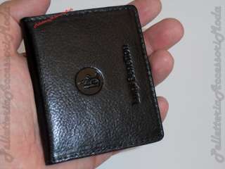 Mini portacarte di credito uomo 6 scomparti nero vera pelle LUIGI 