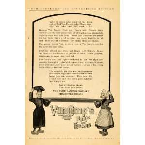  1905 Ad Van Camp Pork Beans Hans and Lena Kids Indiana 