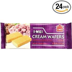 Mei Cream Wafers, Taro, 6.35 Ounce Grocery & Gourmet Food