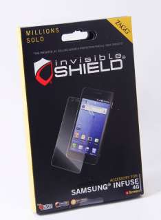 ZAGG invisibleshield Samsung i997 Infuse 4G Screen Protector +Lifetime 