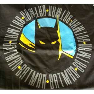  Batman Round Logo T Shirt XL #5601 