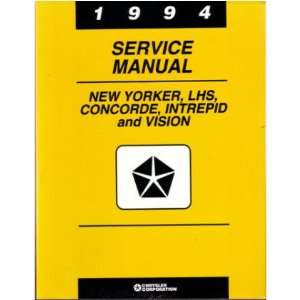  1994 CONCORDE NEW YORKER INTREPID VISION Shop Manual 