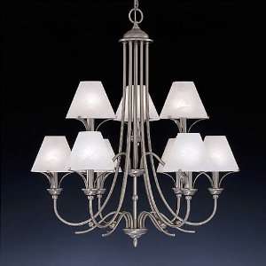  Designers Fountain Chandelier 5899 PW Bellevue Chandelier 