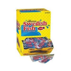   Swedish Fish Grab And Go Candy Snacks In Reception Box, 240 Pieces/Box