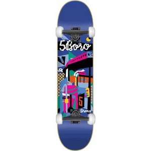  5Boro Modern Art Bronx Complete Skateboard   8.25 w/Mini 