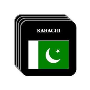  Pakistan   KARACHI Set of 4 Mini Mousepad Coasters 