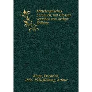   KÃ¶lbing Friedrich, 1856 1926,KÃ¶lbing, Arthur Kluge Books