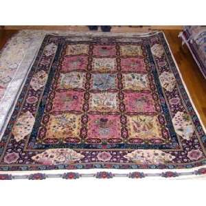  5x8 Hand Knotted Tabriz Persian Rug   51x84